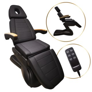 Fotel kosmetyczny elektryczny LUX 3 czarny