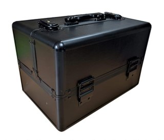 Kuferek kosmetyczny super black gładki