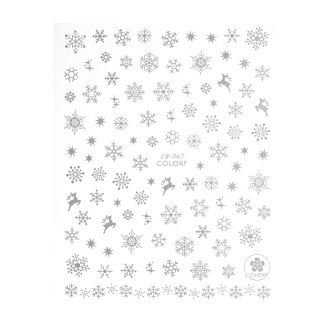 Naklejki do paznokci świąteczne samoprzyl CB-067