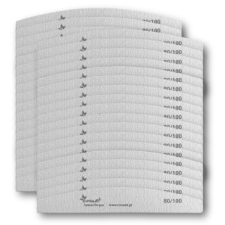 Pilnik półksiężyc - łódka 80/100 zebra 50 sztuk