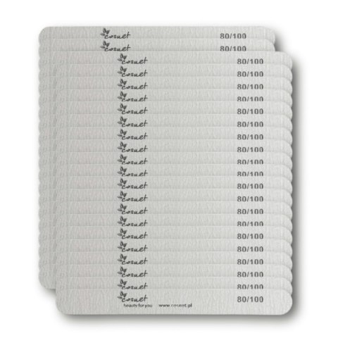 Pilnik prosty 80/100 zebra 50 sztuk