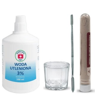 Zestaw do brwi i rzęs henna proszkowa brązowa KAMA