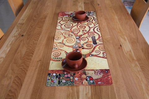 Bieżnik na stół ArtDeco 95×33 cm - ekologiczny filc, ochrona stołu, dekoracyjny wzór, Bertoni