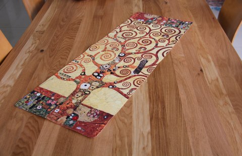 Bieżnik na stół ArtDeco 95×33 cm - ekologiczny filc, ochrona stołu, dekoracyjny wzór, Bertoni