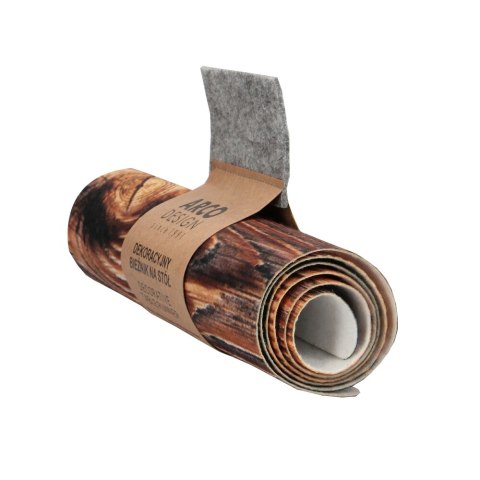 Bieżnik na stół Drewno 95×33 cm - ekologiczny filc, ochrona stołu, dekoracyjny wzór, Bertoni