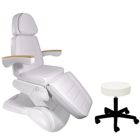 Fotel kosmetyczny elekt. LUX 3 + taboret zł