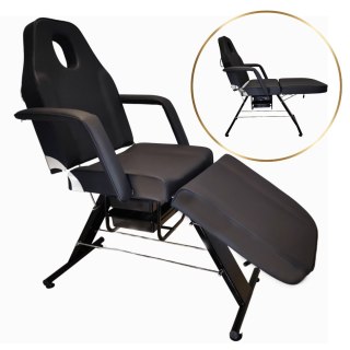 Fotel z kuwetami BASIC czarny