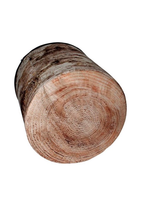 Okrągła pufa dekoracyjna, Bertoni, nadruk Brzoza - do salonu, do pokoju dziecka, walec 40cm, elegancka, zamek błyskawiczny, zdej