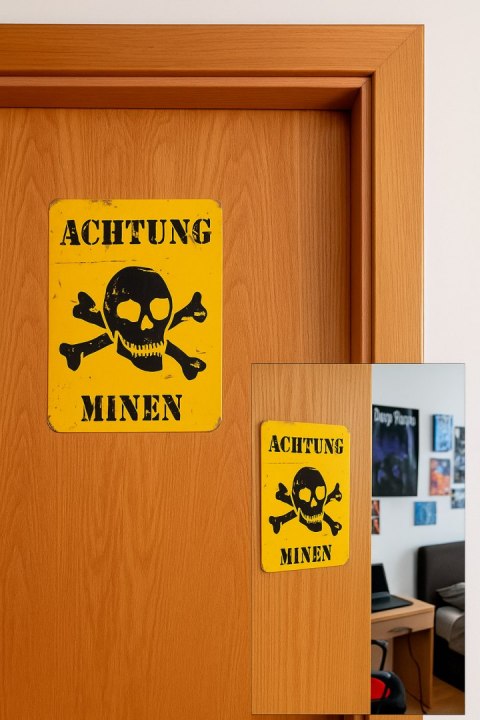 TABLICZKA MINEN 20x28 cm