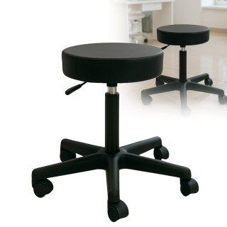 Taboret kosmetyczny BASIC bez oparcia czarny