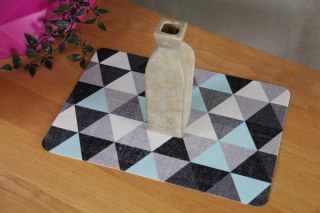 Podkładka prostokątna na stół 29×42 cm, wzór Figaro - ekologiczny filc, pranie 40 °C, Bertoni