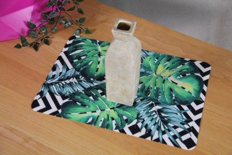 Podkładka prostokątna na stół 29×42 cm, wzór Kostaryka - ekologiczny filc, pranie 40 °C, Bertoni