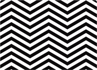 Podkładka prostokątna na stół 29×42 cm, wzór ZigZag - ekologiczny filc, pranie 40 °C, Bertoni