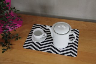 Podkładka prostokątna na stół 29×42 cm, wzór ZigZag - ekologiczny filc, pranie 40 °C, Bertoni