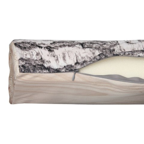 Poduszka półwałek Breza 10x40 cm - ergonomiczna, z pianką memory, pod plecy, kark i szyję, dekoracyjna - Bertoni