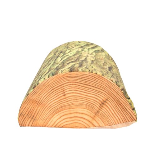 Poduszka półwałek Omszony 10x40 cm - ergonomiczna, z pianką memory, pod plecy, kark i szyję, dekoracyjna - Bertoni