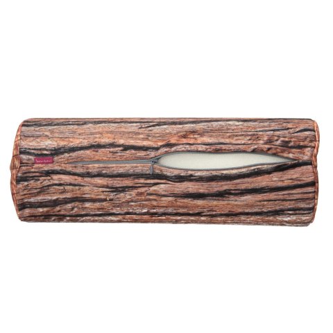 Poduszka rehabilitacyjna wałek Akacja Ø15x40 cm - welur, pianka memory foam, do podparcia karku i pleców, Bertoni