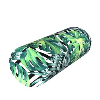 Poduszka rehabilitacyjna wałek Kostaryka Ø15x40 cm - welur, pianka memory foam, do podparcia karku i pleców, Bertoni