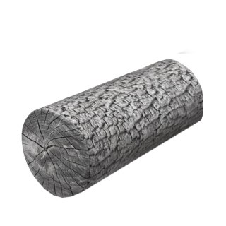 Poduszka rehabilitacyjna wałek Olcha Ø15x40 cm - welur, pianka memory foam, do podparcia karku i pleców, Bertoni