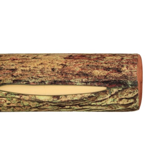 Poduszka rehabilitacyjna wałek Omszony Ø15x40 cm - welur, pianka memory foam, do podparcia karku i pleców, Bertoni