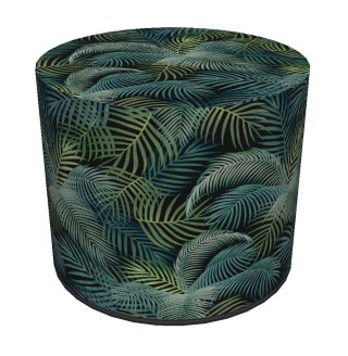 Pufa Codura Wodoodporna do Domu i Ogrodu - wzór Mallorca, Elegancka, Wygodna, Stabilna, Zamek Błyskawiczny, 40 cm, Bertoni