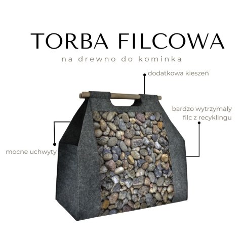 Torba na drewno kominkowe - KAMYKI