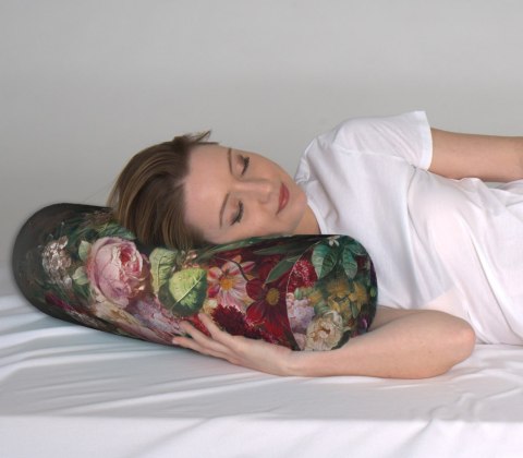 Poduszka Wałek - Bukiet Ø16x55 cm