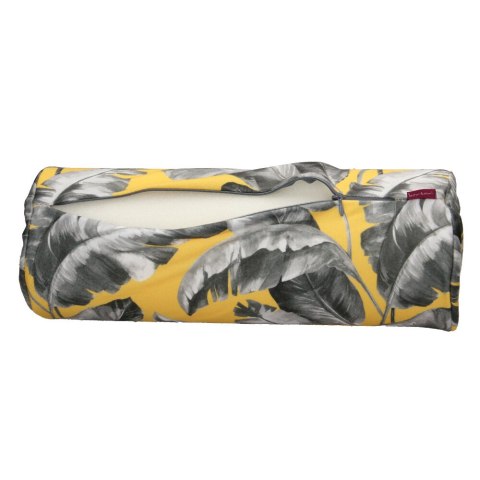 Poduszka rehabilitacyjna wałek Bananeria Ø15x40 cm - welur, pianka memory foam, do podparcia karku i pleców, Bertoni