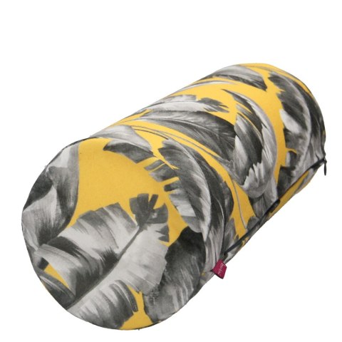 Poduszka rehabilitacyjna wałek Bananeria Ø15x40 cm - welur, pianka memory foam, do podparcia karku i pleców, Bertoni