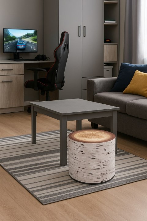 Pufa Codura Wodoodporna do Domu i Ogrodu - wzór Alba, Elegancka, Wygodna, Stabilna, Zamek Błyskawiczny, 40 cm, Bertoni