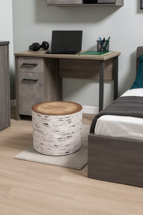 Pufa Codura Wodoodporna do Domu i Ogrodu - wzór Alba, Elegancka, Wygodna, Stabilna, Zamek Błyskawiczny, 40 cm, Bertoni