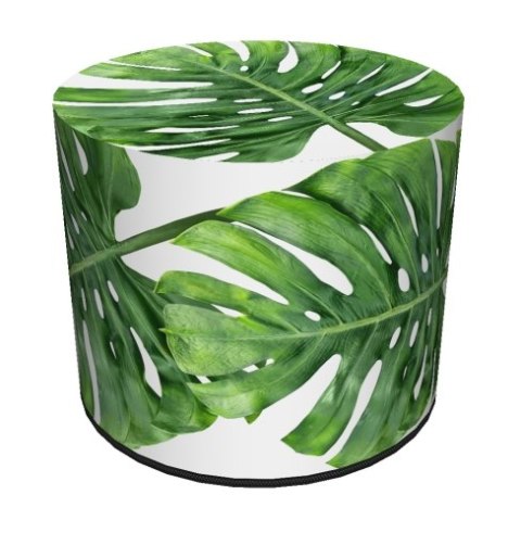 Pufa Codura Wodoodporna do Domu i Ogrodu - wzór Galapagos Day, Elegancka, Wygodna, Stabilna, Zamek Błyskawiczny, 40 cm, Bertoni