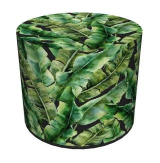 Pufa Codura Wodoodporna do Domu i Ogrodu - wzór Ibiza Night, Elegancka, Wygodna, Stabilna, Zamek Błyskawiczny, 40 cm, Bertoni