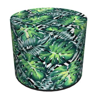 Pufa Codura Wodoodporna do Domu i Ogrodu - wzór Kostaryka, Elegancka, Wygodna, Stabilna, Zamek Błyskawiczny, 40 cm, Bertoni