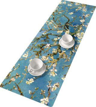 Bieżnik na stół Almond 115x40 cm - ekologiczny filc, ochrona stołu, dekoracyjny wzór, Bertoni