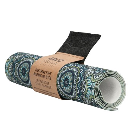 Bieżnik na stół Anais 95×33 cm - ekologiczny filc, ochrona stołu, dekoracyjny wzór, Bertoni