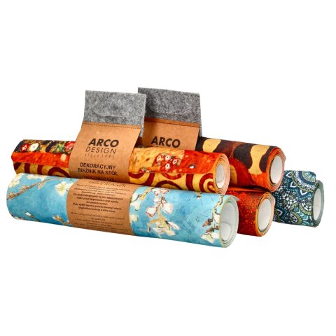 Bieżnik na stół Anais 95×33 cm - ekologiczny filc, ochrona stołu, dekoracyjny wzór, Bertoni