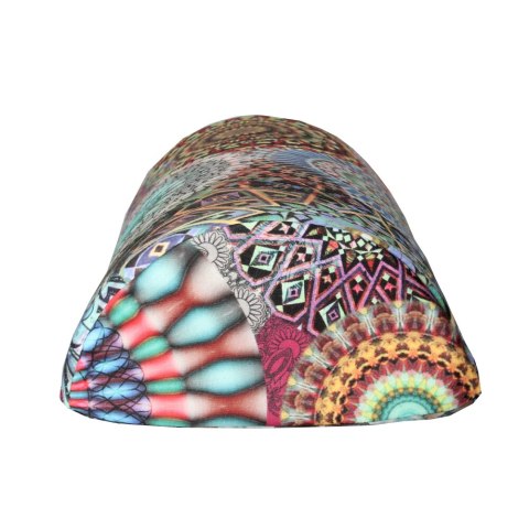 Poduszka półwałek Karuzela 10x40 cm - ergonomiczna, z pianką memory, pod plecy, kark i szyję, dekoracyjna - Bertoni