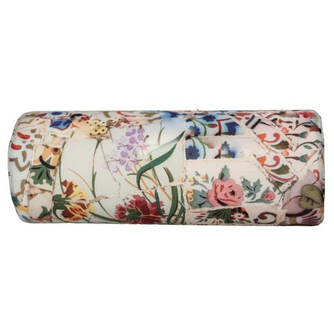 Poduszka rehabilitacyjna wałek Alicante Ø15x40 cm - welur, pianka memory foam, do podparcia karku i pleców, Bertoni