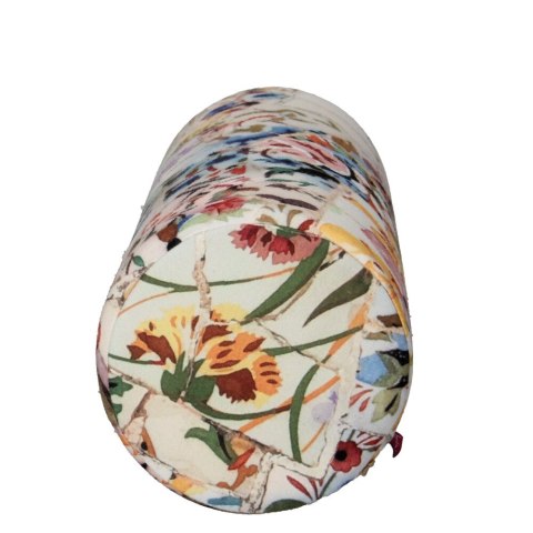 Poduszka rehabilitacyjna wałek Alicante Ø15x40 cm - welur, pianka memory foam, do podparcia karku i pleców, Bertoni