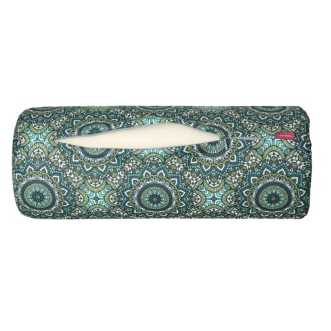 Poduszka rehabilitacyjna wałek Anais Ø15x40 cm - welur, pianka memory foam, do podparcia karku i pleców, Bertoni