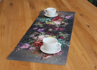 Bieżnik na stół Bukiet 95×33 cm - ekologiczny filc, ochrona stołu, dekoracyjny wzór, Bertoni