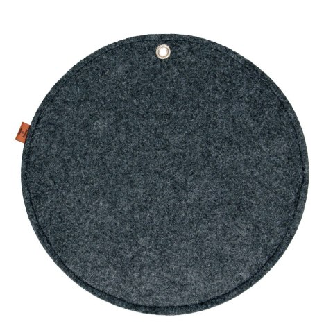 Organizer ścienny filcowy Bertoni „Kółko" XL fi 45 cm - antracyt, 4 kieszenie, ekologiczny