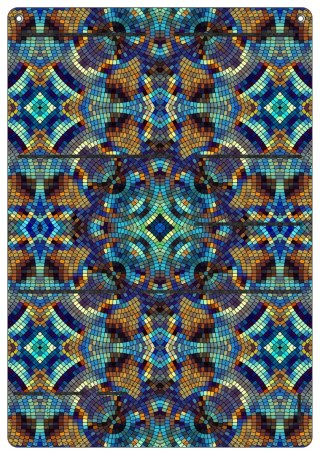 Organizer ścienny z filcu Bertoni Barcelona 45×65 cm - antracyt, 8 kieszeni, nadruk HD, dekoracyjny i praktyczny