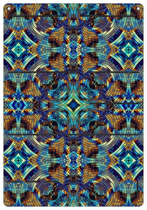 Organizer ścienny z filcu Bertoni Barcelona 45×65 cm - antracyt, 8 kieszeni, nadruk HD, dekoracyjny i praktyczny