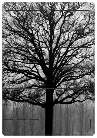 Organizer ścienny z filcu Bertoni Serenity 45×65 cm - antracyt, 8 kieszeni, nadruk HD, dekoracyjny i praktyczny