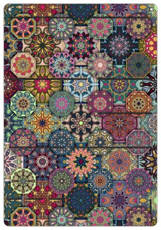 Organizer ścienny z filcu Bertoni Valencia 45×65 cm - antracyt, 8 kieszeni, nadruk HD, dekoracyjny i praktyczny