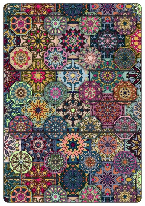 Organizer ścienny z filcu Bertoni Valencia 45×65 cm - antracyt, 8 kieszeni, nadruk HD, dekoracyjny i praktyczny