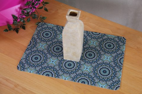 Podkładka prostokątna na stół 29×42 cm, wzór Anais - ekologiczny filc, pranie 40 °C, Bertoni