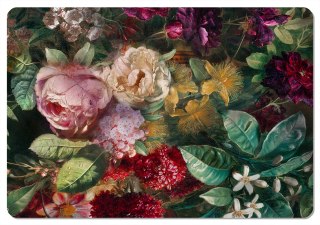 Podkładka prostokątna na stół 29×42 cm, wzór Bukiet - ekologiczny filc, pranie 40 °C, Bertoni